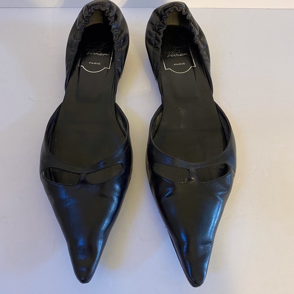 Roger Vivier black flats, size 8 - Picture 3 of 8